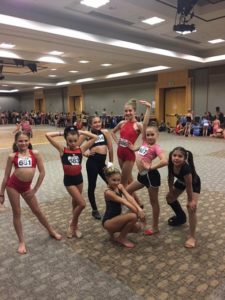dance girls competing